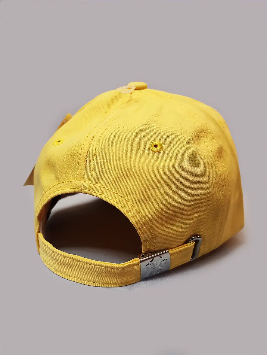 کلاه کپ زرد اورجینال با طرح NY مشکی کد 1011