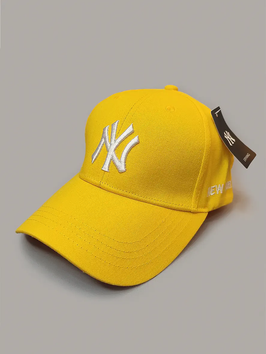 کلاه کپ زرد NY اصل