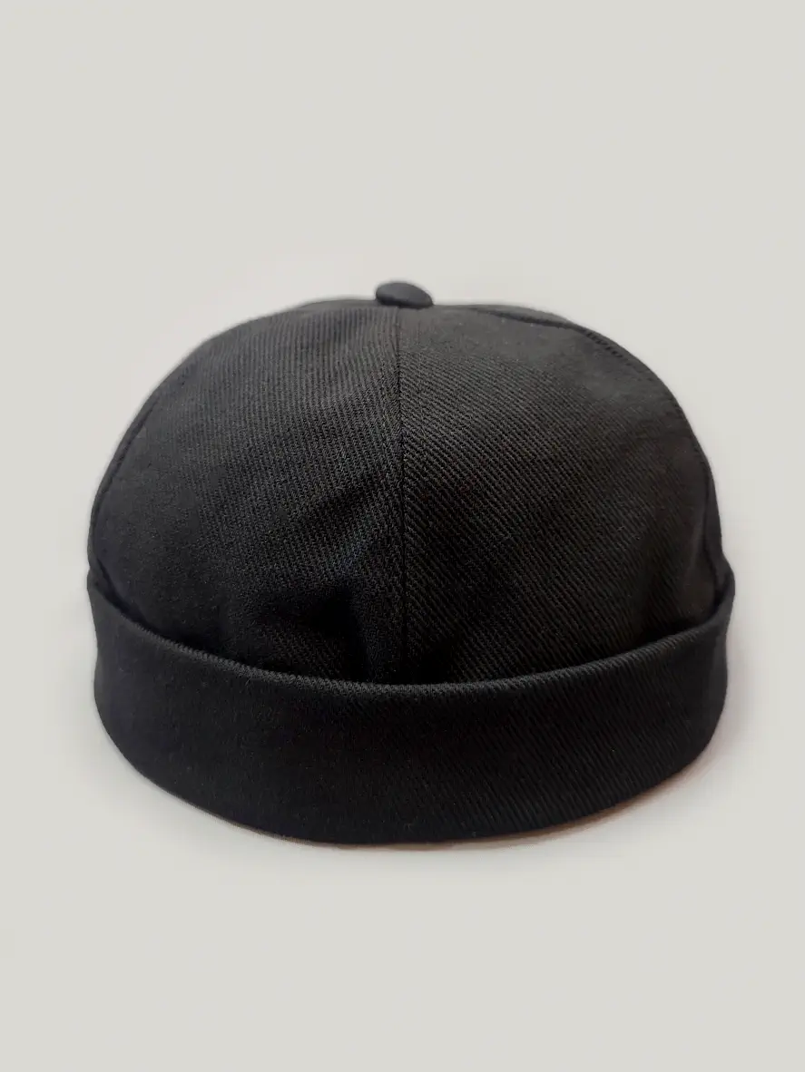 خرید کلاه لئونی ساده مشکی