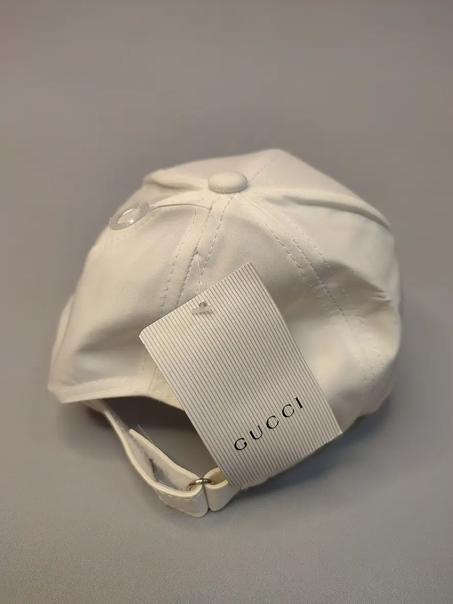 کلاه بیسبالی Gucci سفید کد 4371