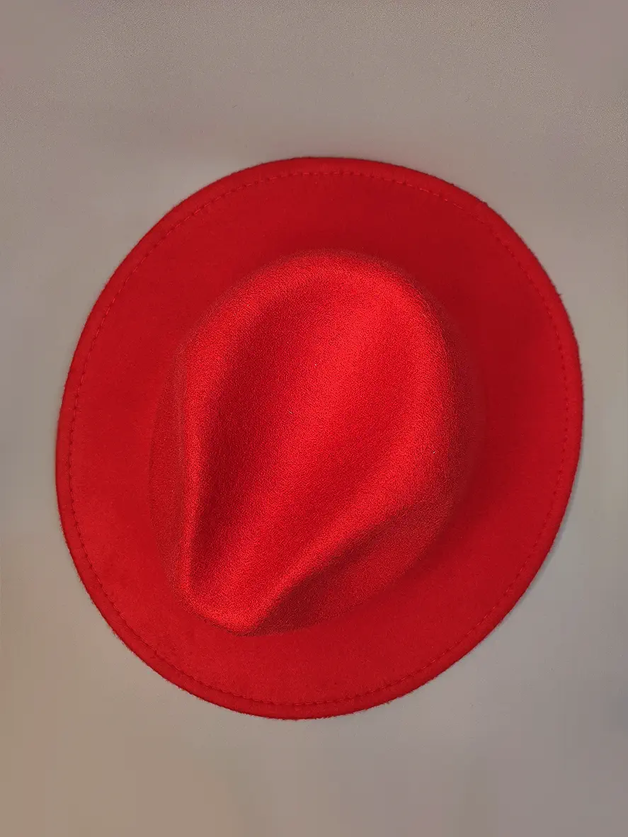 کلاه خاخامی اورجینال رنگ قرمز کد 9852