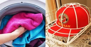 شستن کلاه در ماشین لباسشویی