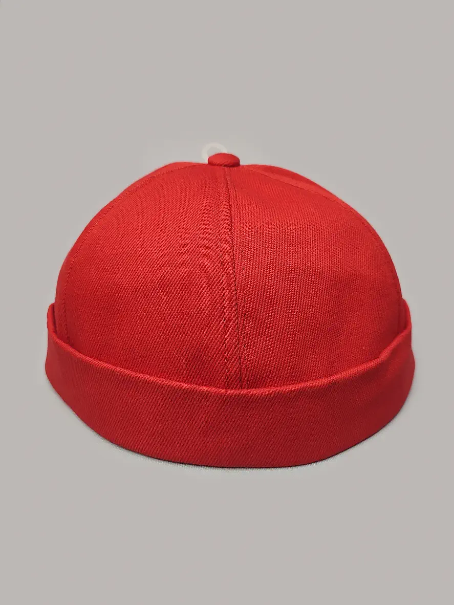 کلاه لئونی ساده قرمز