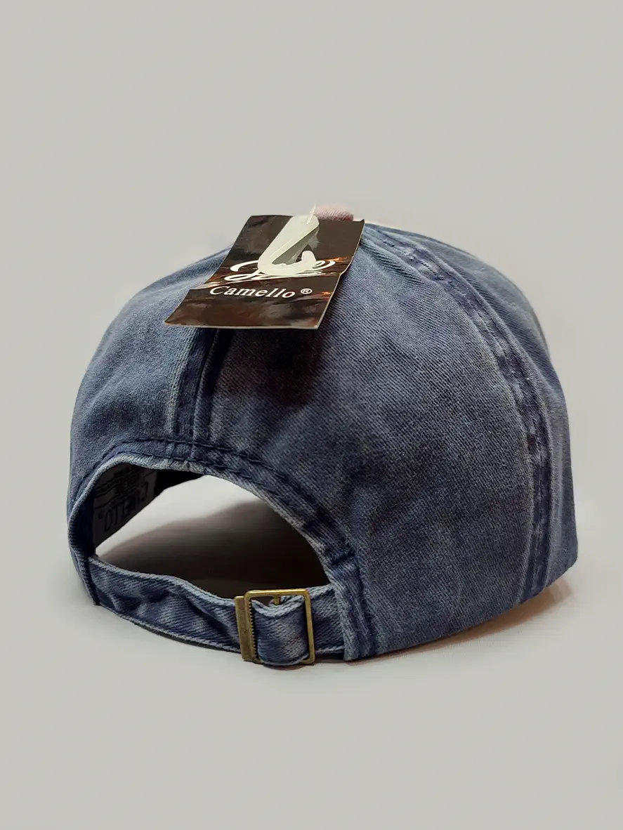 کلاه کپ جین سنگ شور سه رنگ زاپ دار Dubai کد 8683