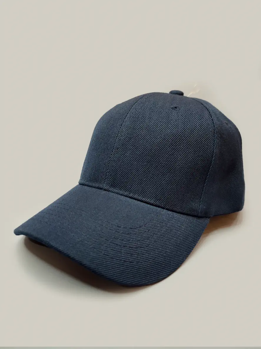 کلاه کپ سرمه ای ساده