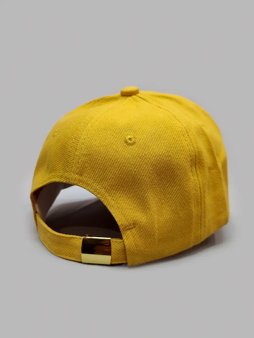 کلاه بیسبالی زرد مدل آدیداس