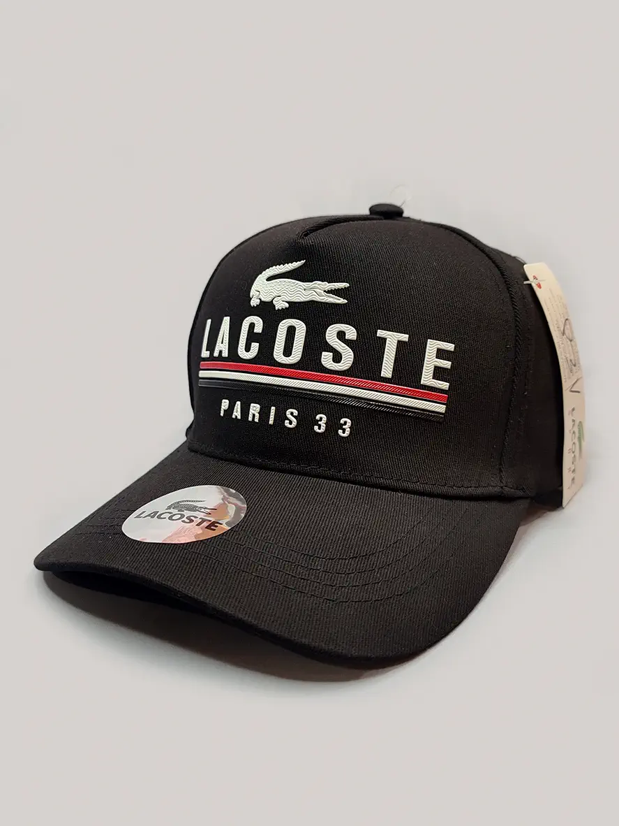 کلاه کپ مشکی Lacoste