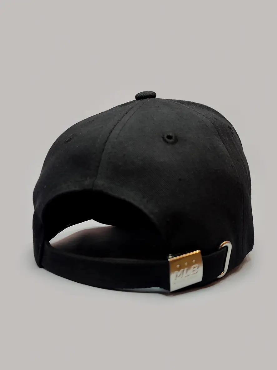 کلاه کپ مشکی ستاره ای کتان اصل کد 1666