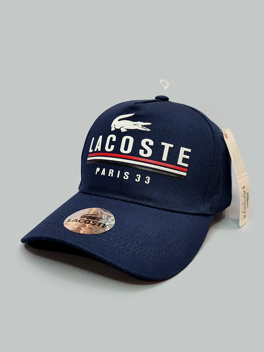 کلاه کپ سرمه ای Lacoste