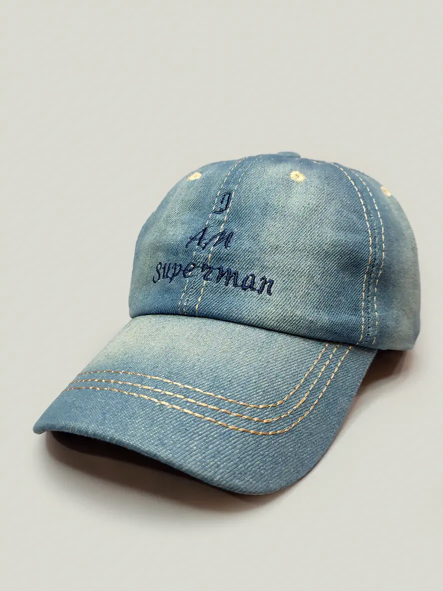 کلاه کپ جین آبی روشن خاص