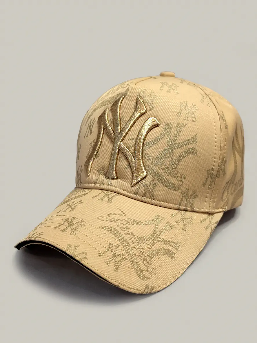 کلاه لاکچری NY طلایی