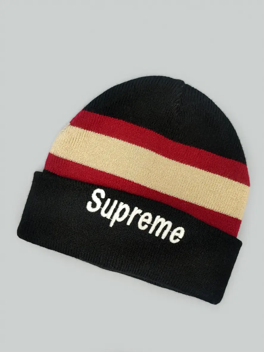 کلاه بافتنی Supreme سه رنگی