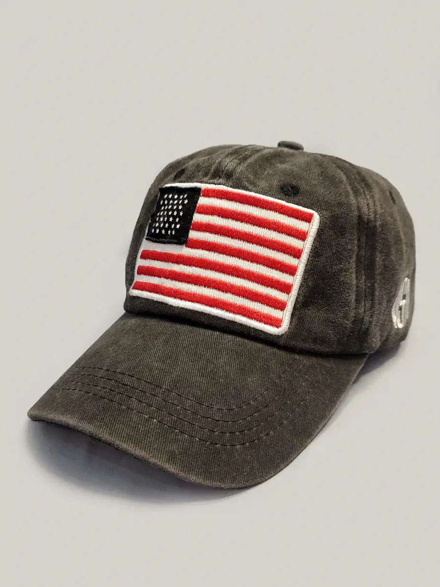 کلاه کپ پرچم USA مشکی