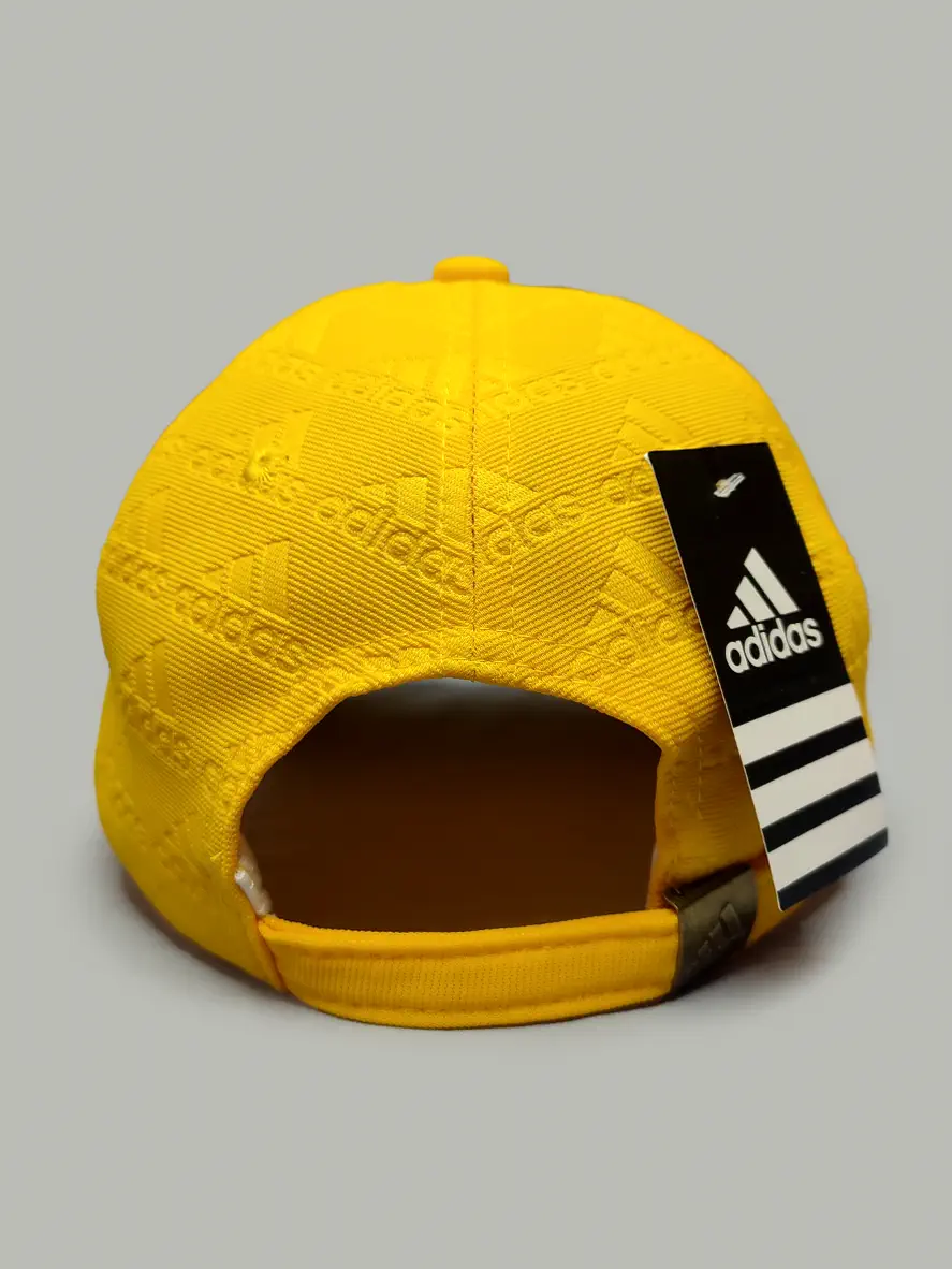 کلاه کپ آدیداس زرد برند