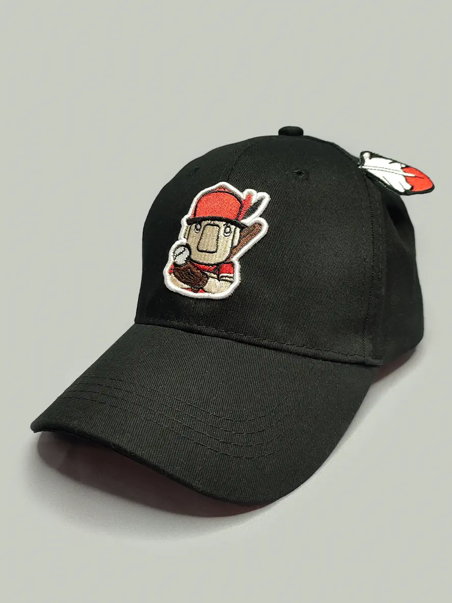کلاه کپ مشکی طرح بیسبال