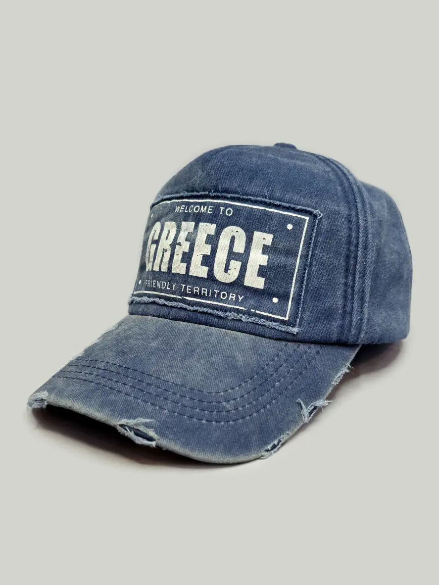 کلاه کپ آبی Greece