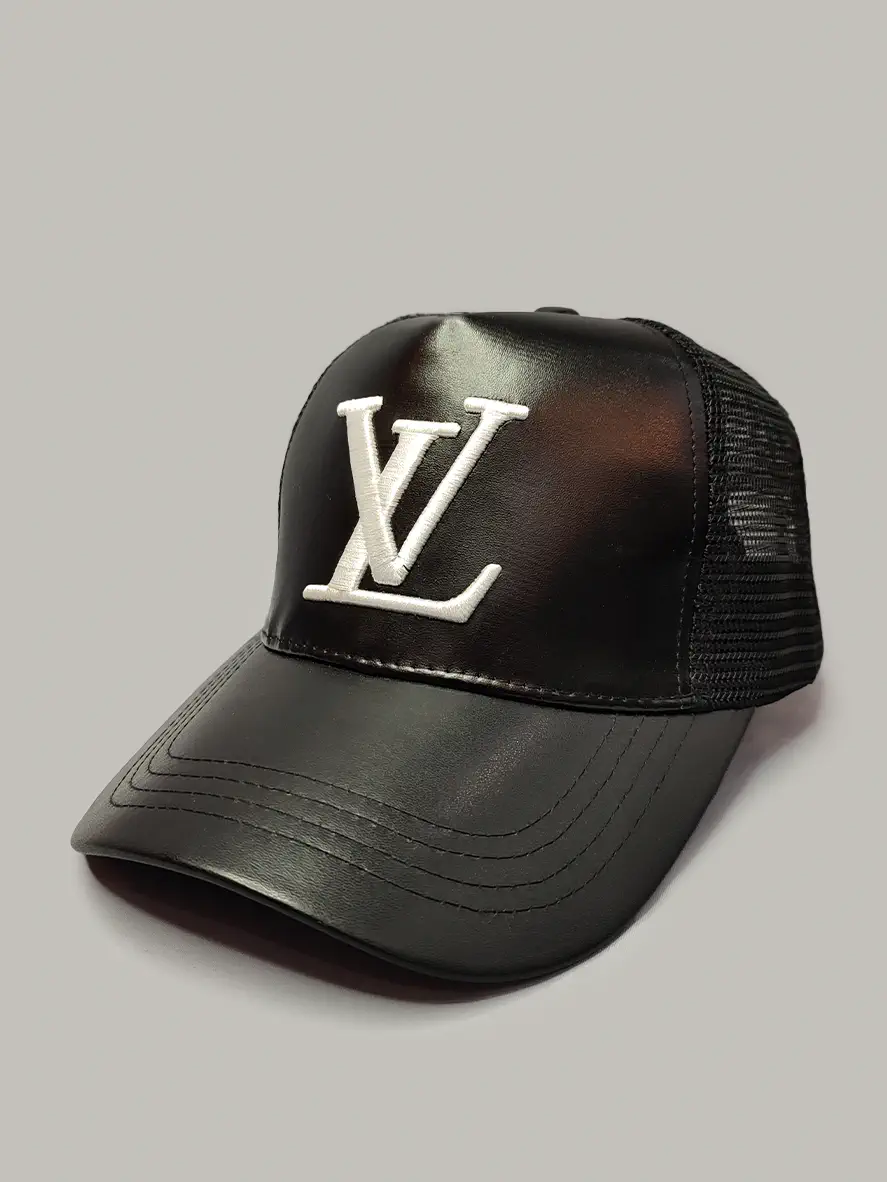 کلاه چرم LV پشت تور
