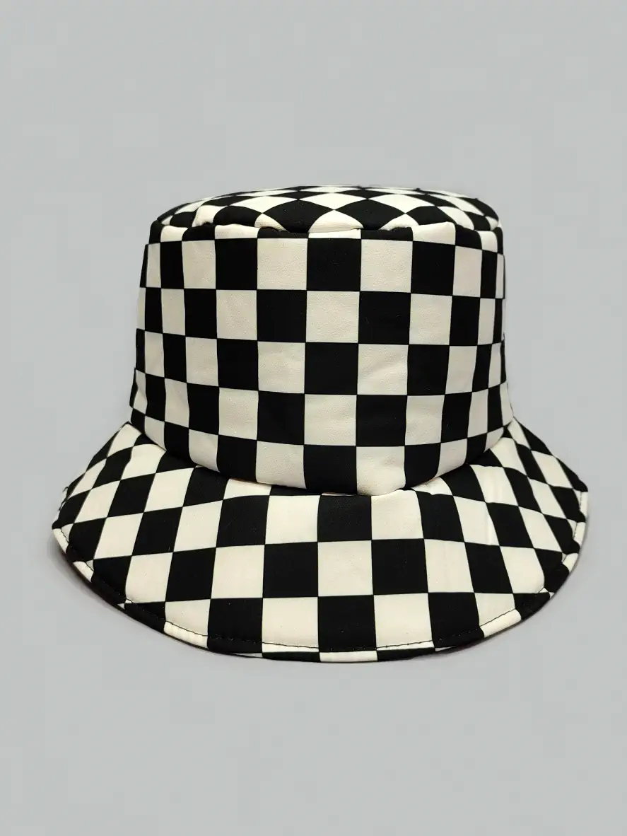 کلاه باکت اسفنجی شطرنجی
