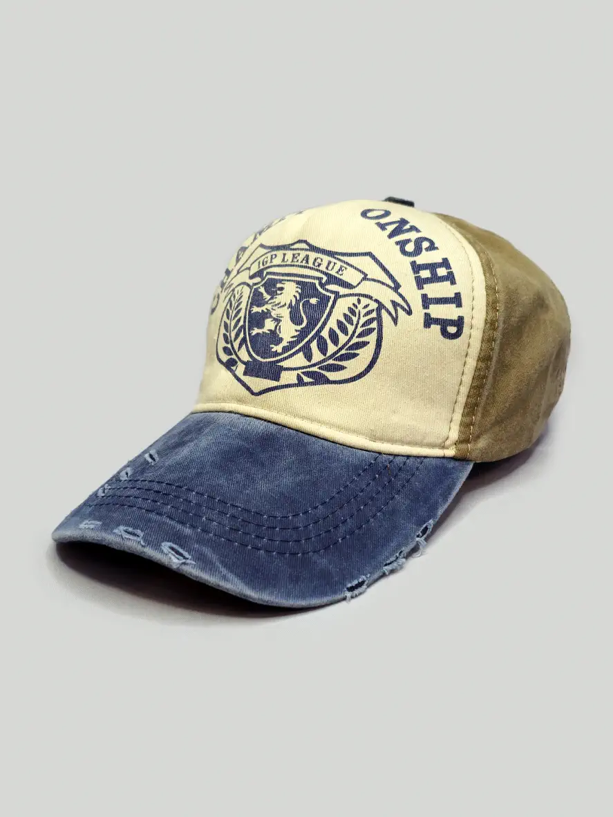 کلاه کپ جین نقاب آبی طرح Championship